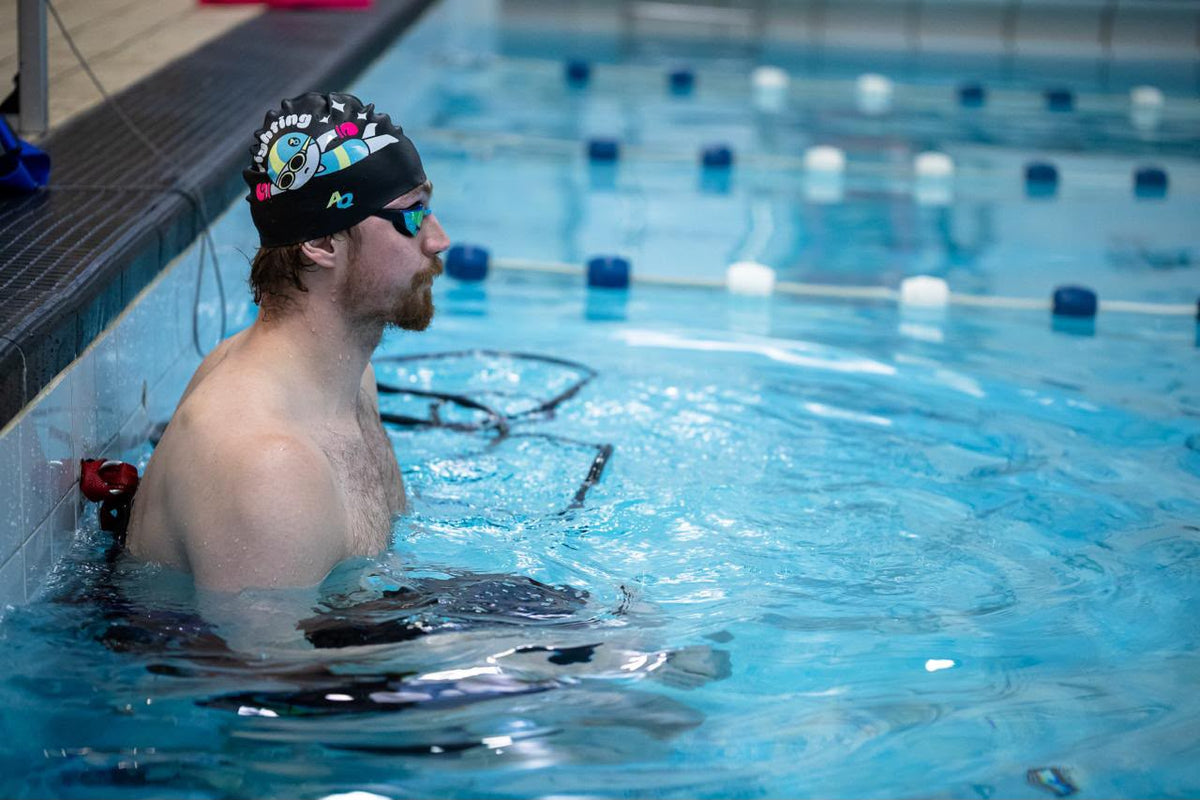 Fighting Silicone Swim Hat - Black