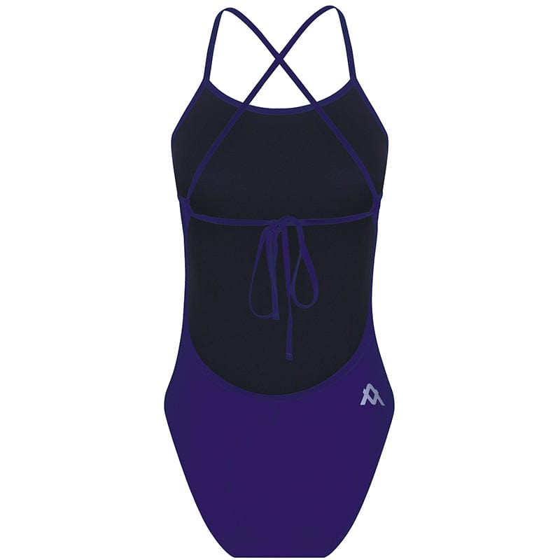 Amanzi - Blueberry Ladies Tie Back One Piece