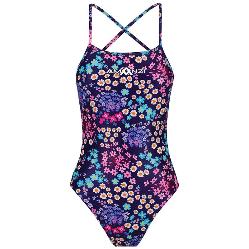 Amanzi - Daisyscape Girls Tie Back One Piece