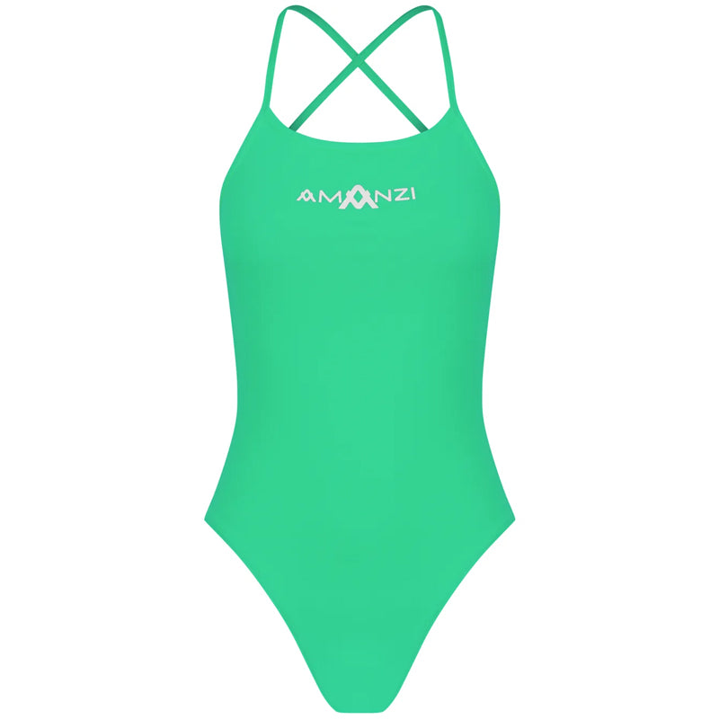 Amanzi - Peppermint Girls Tie Back One Piece