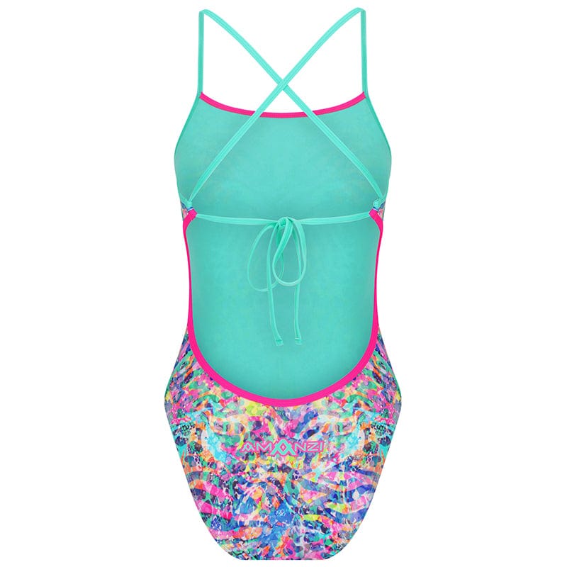 Amanzi - Tigress Ladies Tie Back One Piece