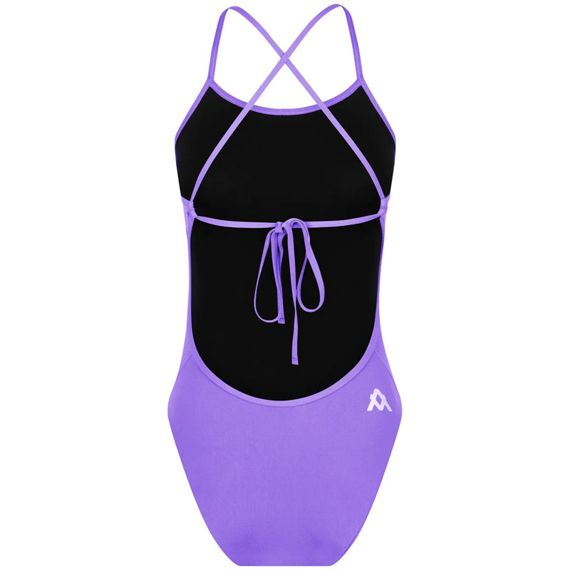 Amanzi - Violet Tie Back Ladies One Piece Swimsuit