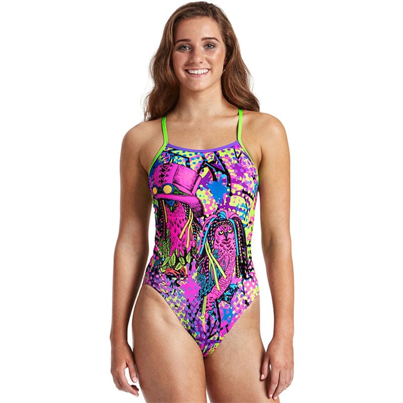 Amanzi - What A Hoot! Ladies One Piece Swimsuit