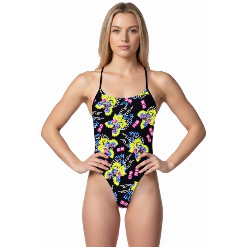 Aquarapid - Women's Sirio Japan Speed Back Printed Swimsuit