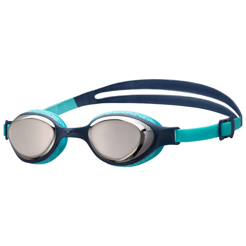 Arena - Air Junior Mirror Goggles - Silver/Navy/Water