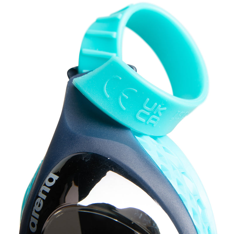Arena - Air Junior Mirror Goggles - Silver/Navy/Water