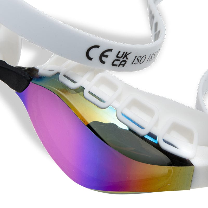 Arena - Air Sonic Mirror Racing Goggles - Blue/White