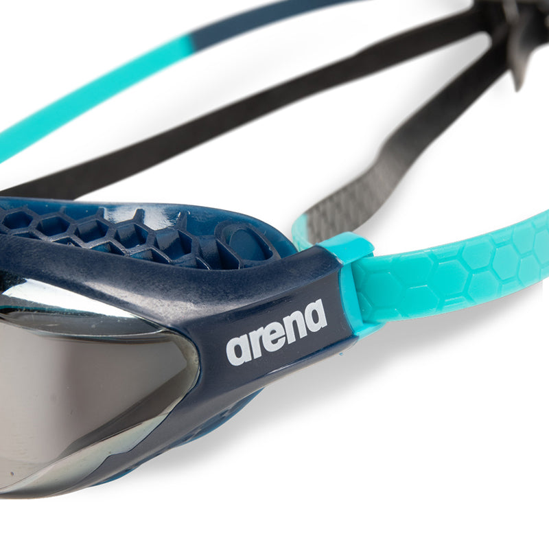 Arena - Air Speed Mirror Goggle - Silver/Navy/Water