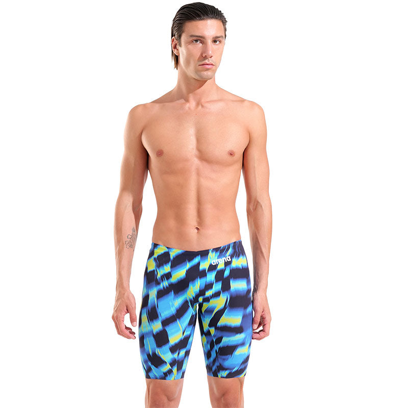 Arena - Aqua Gleam Limited Edition Men's Powerskin Carbon Air3 Jammer – Aqua/Gleam