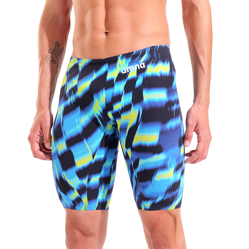 Arena - Aqua Gleam Limited Edition Men's Powerskin Carbon Air3 Jammer – Aqua/Gleam