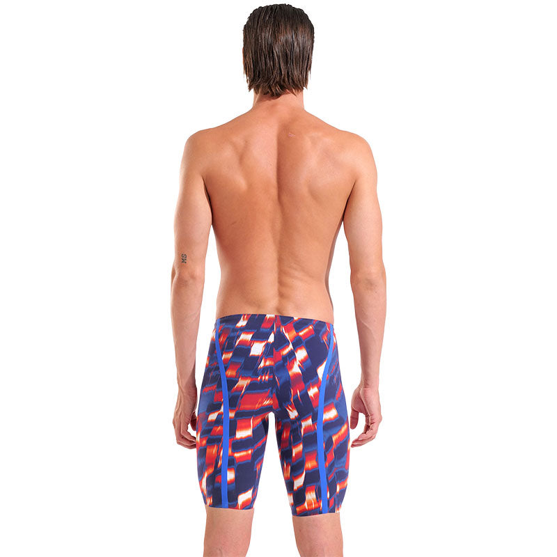 Arena - Aqua Gleam Limited Edition Men's Powerskin Carbon Air3 Jammer – Red/White/Blue