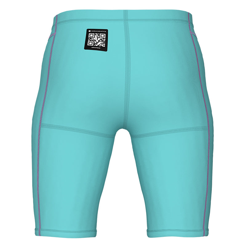 Arena - Boys Limited Edition Powerskin Impulso Jammers – Water/Shocking Pink