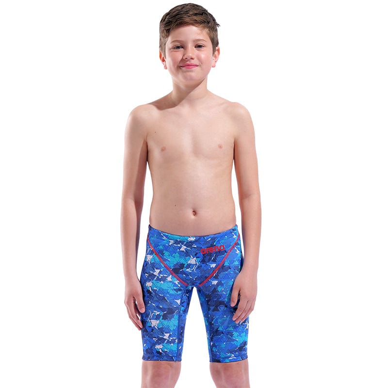 Arena - Boys Powerskin ST Next Splashy Jammers – Blue/Multi – Aqua