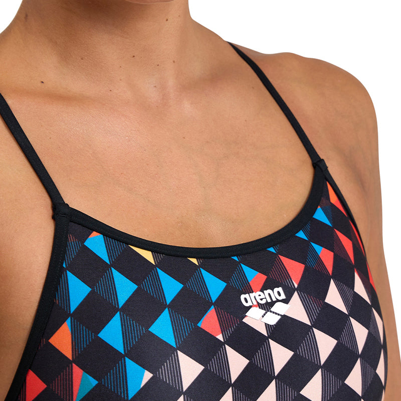 Arena - Carnival Booster Back Ladies Swimsuit - Black/Multi