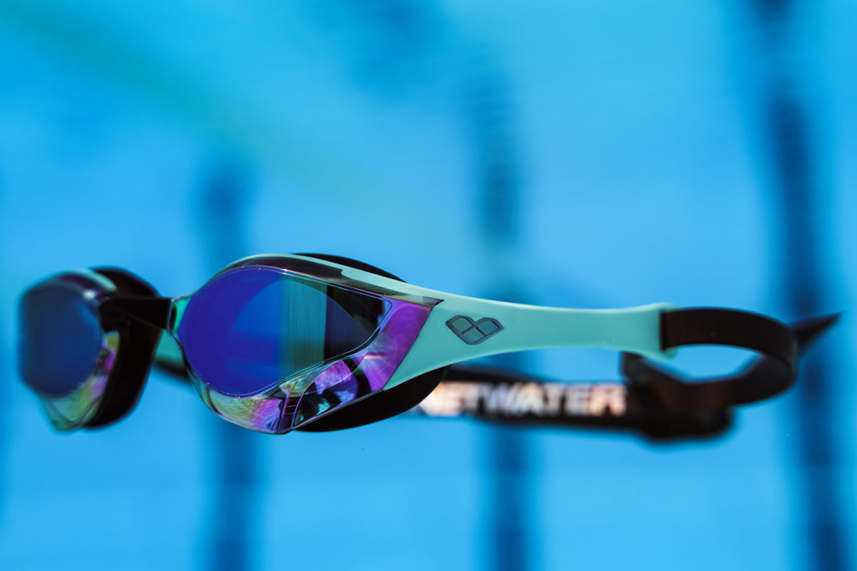 Arena - Cobra Edge Swipe Mirror Goggle - Emerald/Peacock/Black