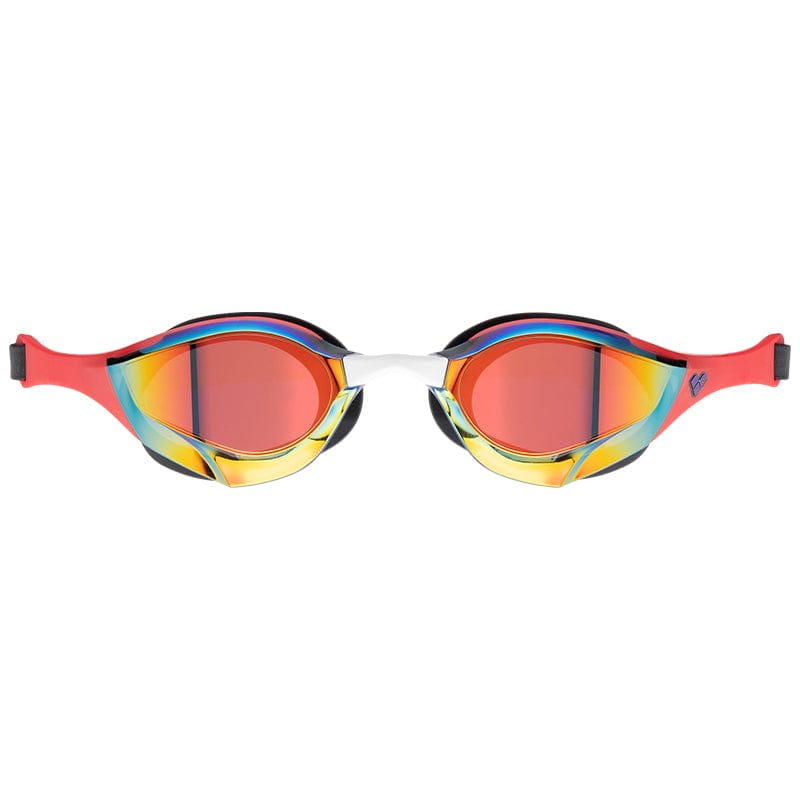 Arena - Cobra Edge Swipe Mirror Goggle - Gold/Red