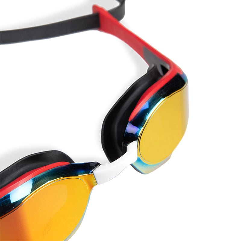 Arena - Cobra Edge Swipe Mirror Goggle - Gold/Red