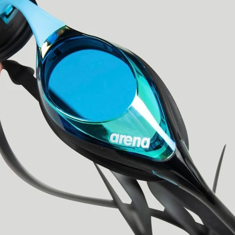 Arena - Cobra Original Swipe Mirror Goggle - Aqua-Black