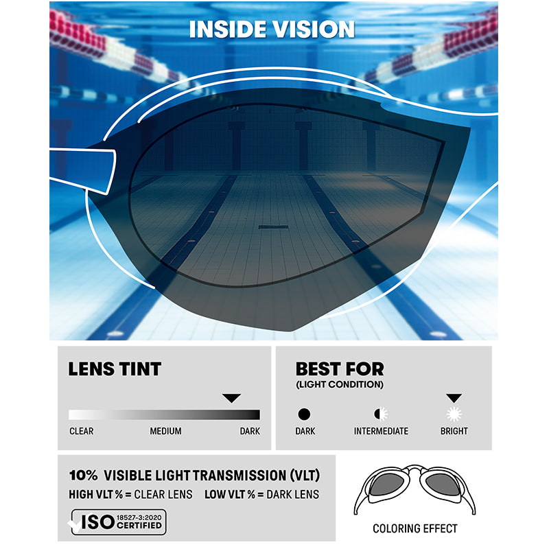 Arena - Cobra Original Swipe Mirror Goggle - Silver-Coral