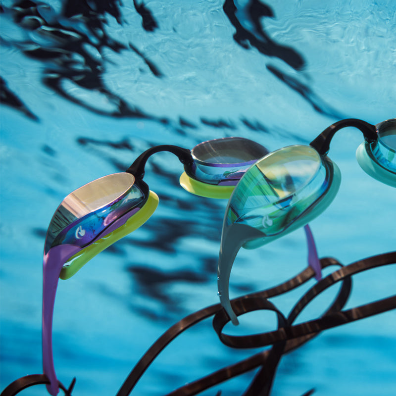 Arena - Cobra Ultra Swipe Mirror Goggles - Emerald/Plum/Lime