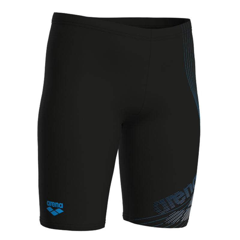 Arena - Design Swim Boy's Jammer - Black-Turquoise/White