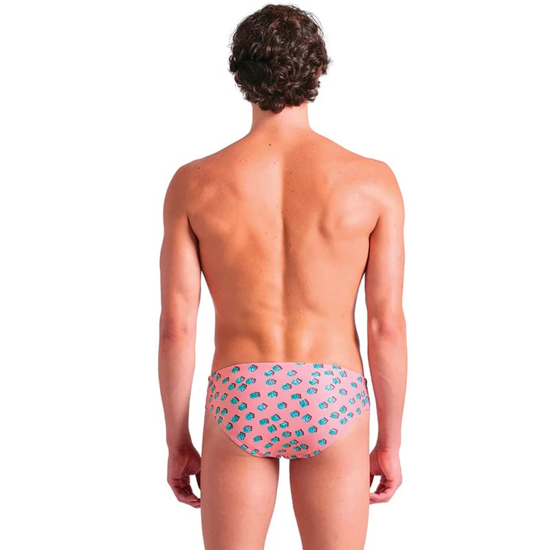 Arena - Dices Men's Brief - Pink/Multi