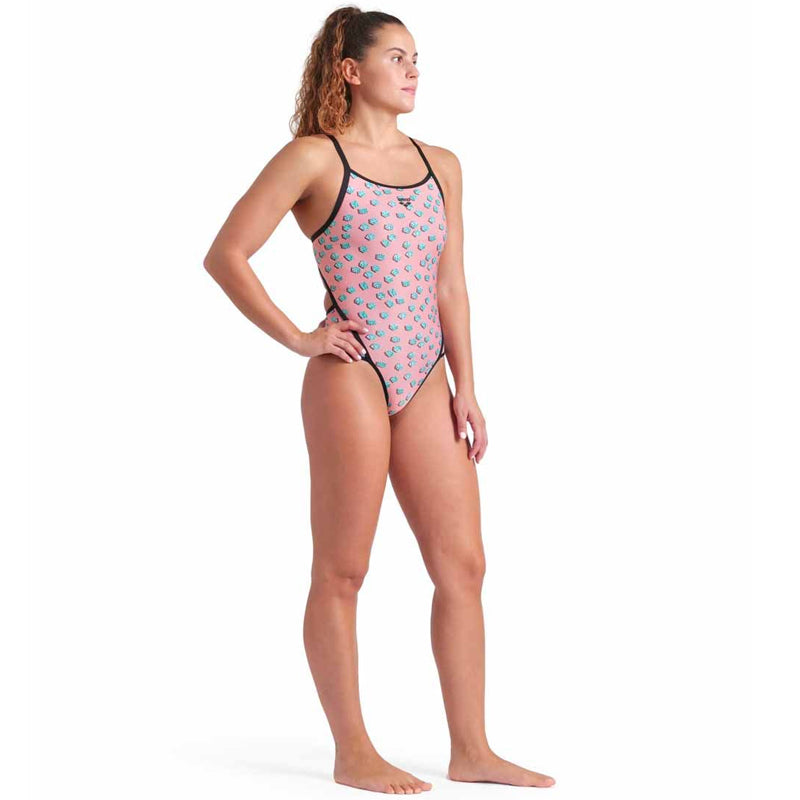 Arena - Dices Super Fly Back Ladies Swimsuit - Pink/Multi