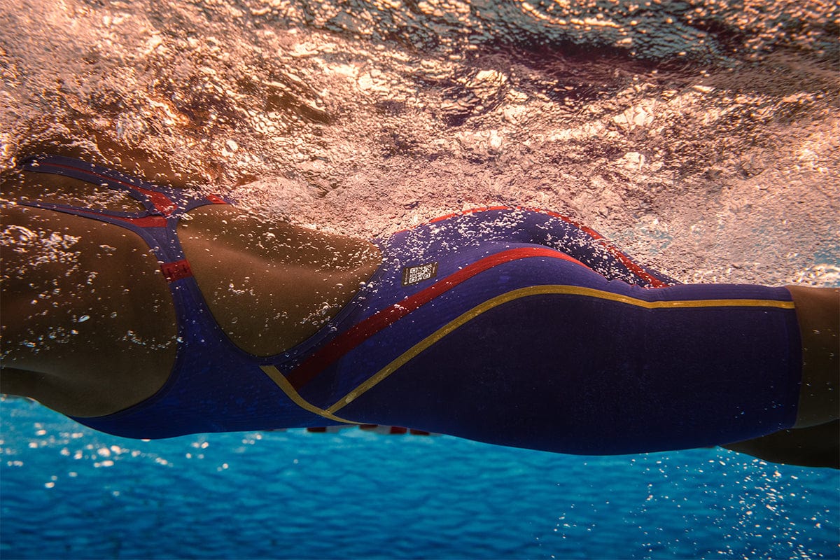 Arena - Eclipse Glare Limited Edition Powerskin Primo Women's Open-Back – Dusk/Coral