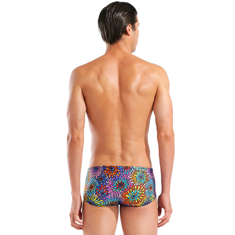 Arena - Garden Low Waist Men's Swim Short - Black/Multi