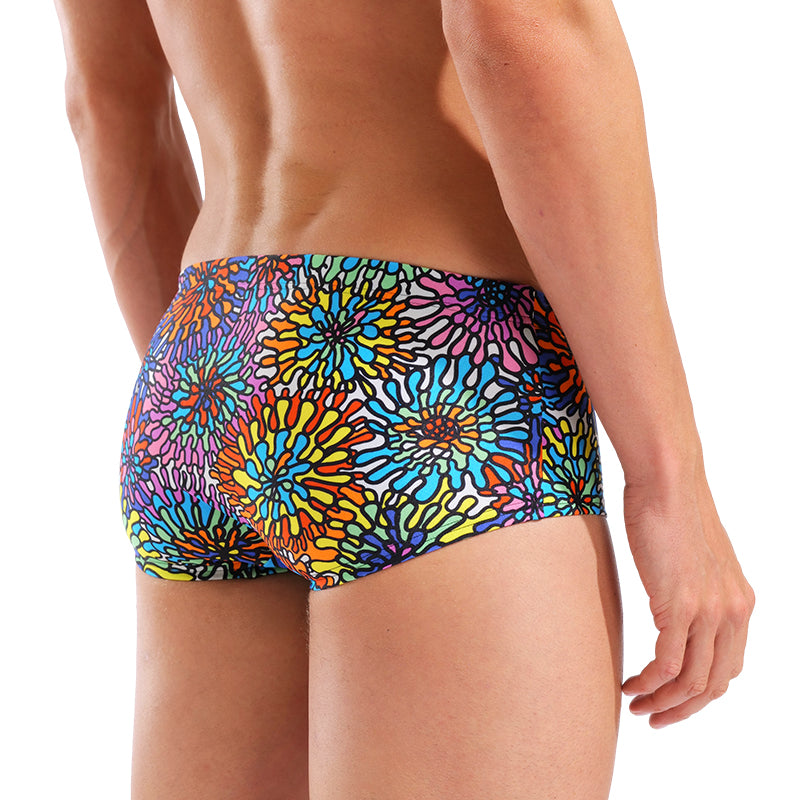 Arena - Garden Low Waist Men's Swim Short - Black/Multi