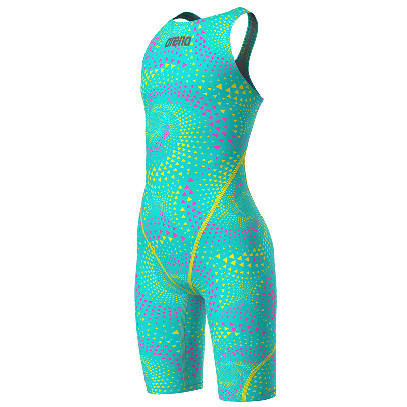 Arena - Girls Powerskin ST Next Ltd. Edition Fireflow Open Back – Seaglass