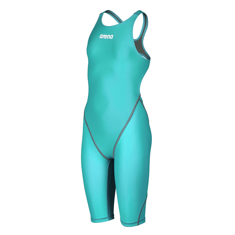 Arena - Girls’ Powerskin ST Next Open Back - Aquamarine