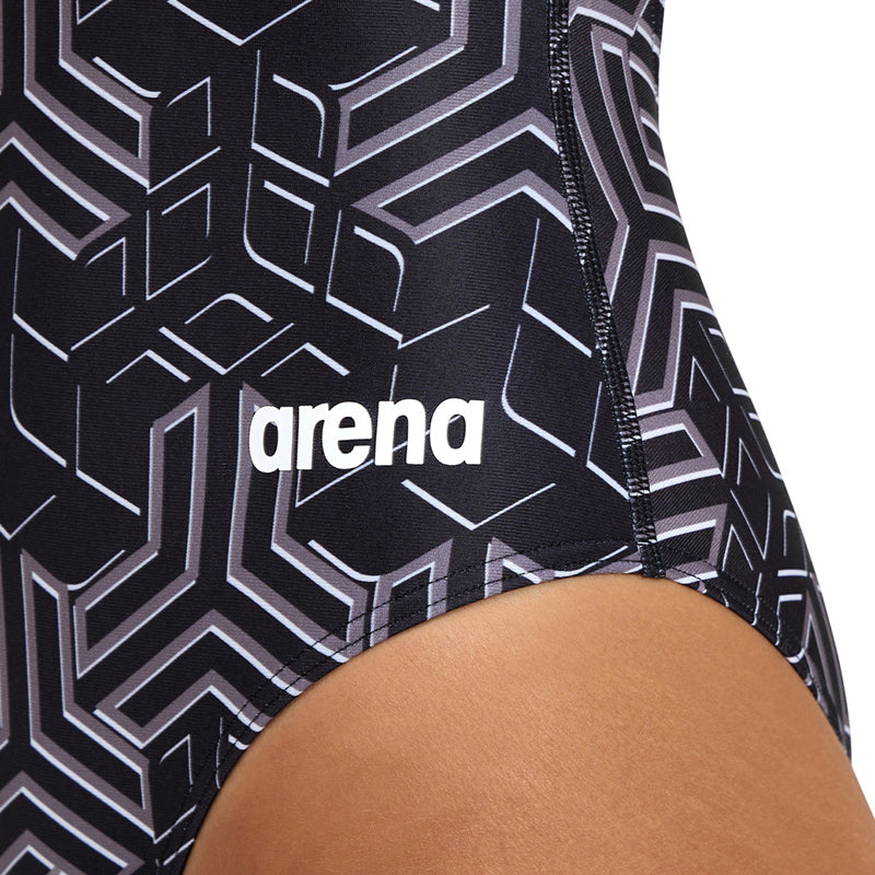 Arena - Kikko Pro Lightdrop Back Ladies Swimsuit - Black/Multi
