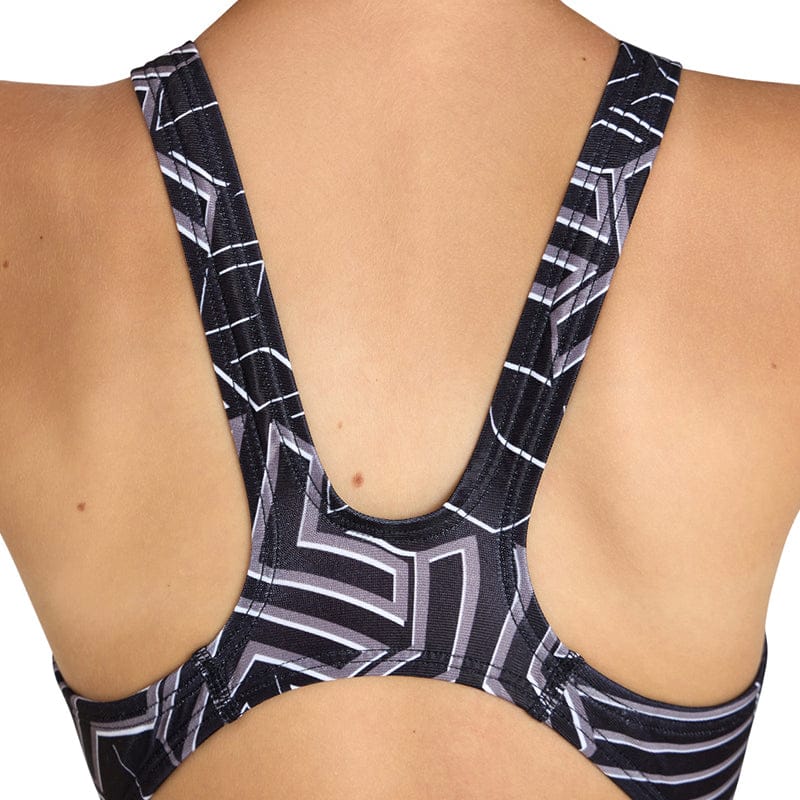 Arena - Kikko Pro Swim Tech Back Girls Swimsuit - Black/Multi