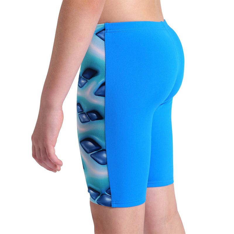 Arena - Logo Graphic Foam Boy's Jammer - Blue River/Water