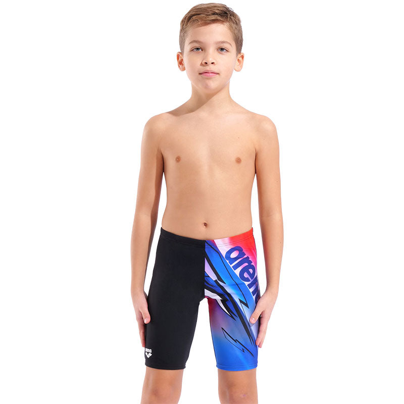Arena - Loud Boy's Swim Jammer - Black/Multi