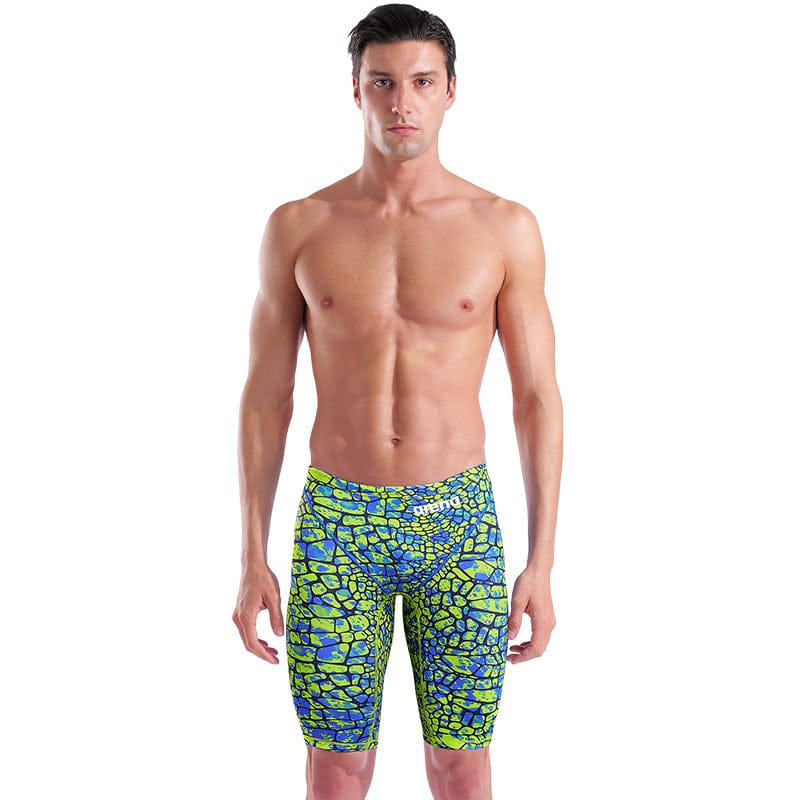 Arena - Men’s Powerskin ST Next Snakeskin Jammers – Snake/Green