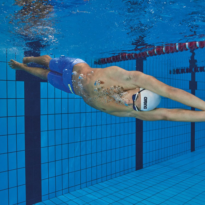 Arena - Men's Powerskin Carbon-AIR² Jammer - Blue/Grey/Yellow