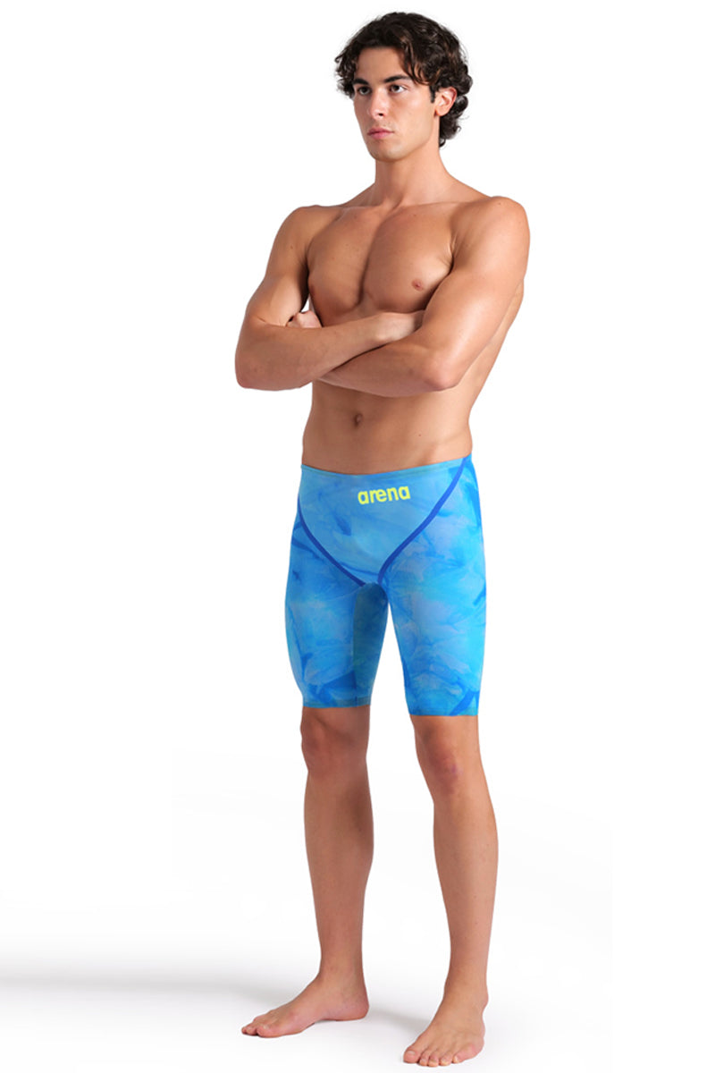Arena - Men's Powerskin Carbon Glide Tie-Dye Jammers – Cobalt