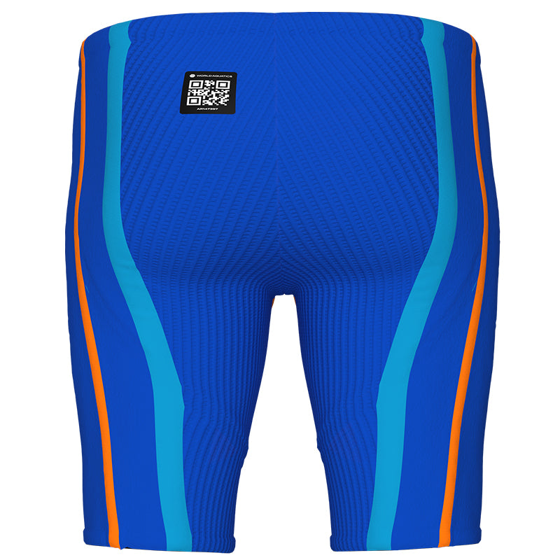 Arena - Neon Blaze Ltd. Edition Men's Powerskin Primo Jammer – Blue