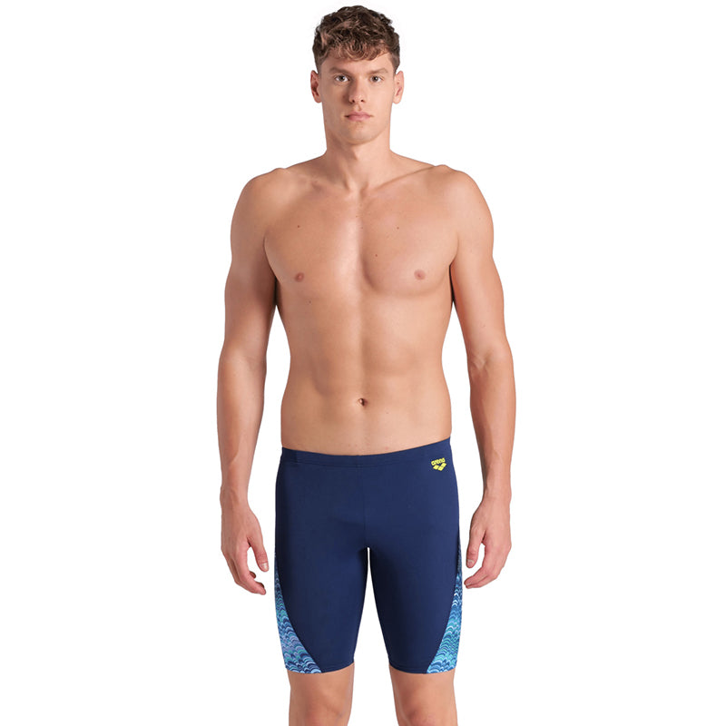 Arena Ondulation Men's Jammer Navy/Multi Aqua Swim Supplies