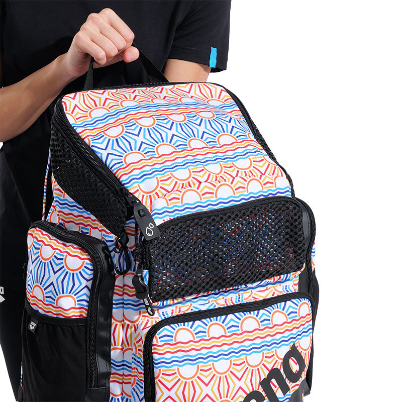 Arena - One Go Backpack Sunset Rodeo Allover 45L - Sunrise