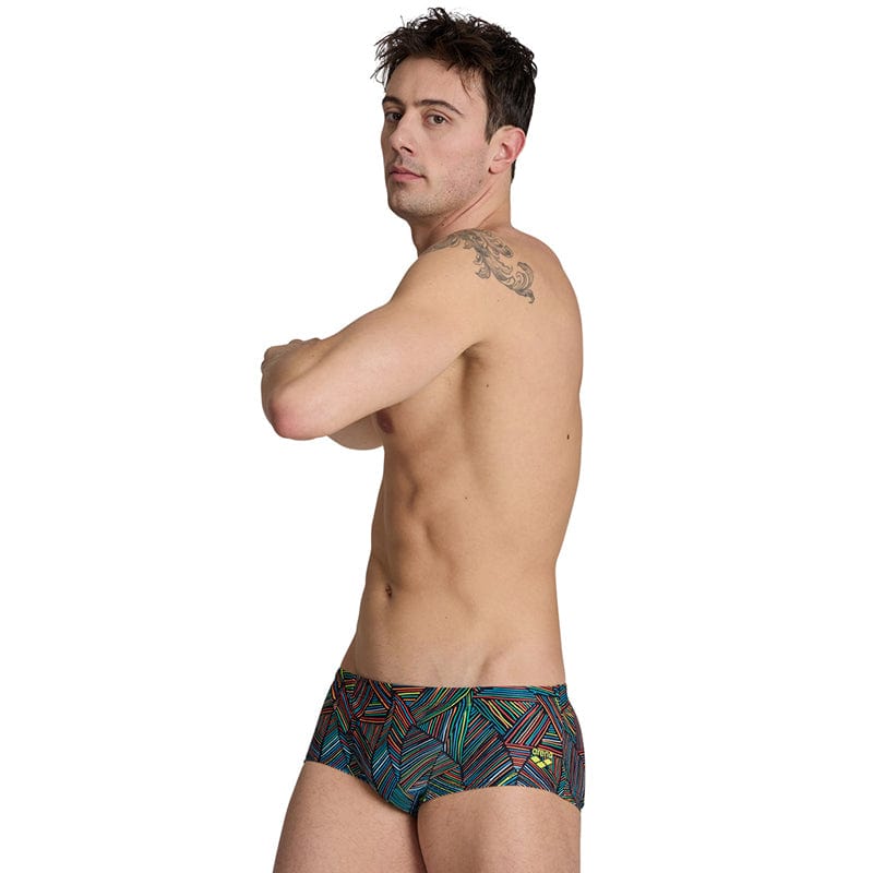 Arena - Overview Men’s Low-Waist Shorts - Black/Multi