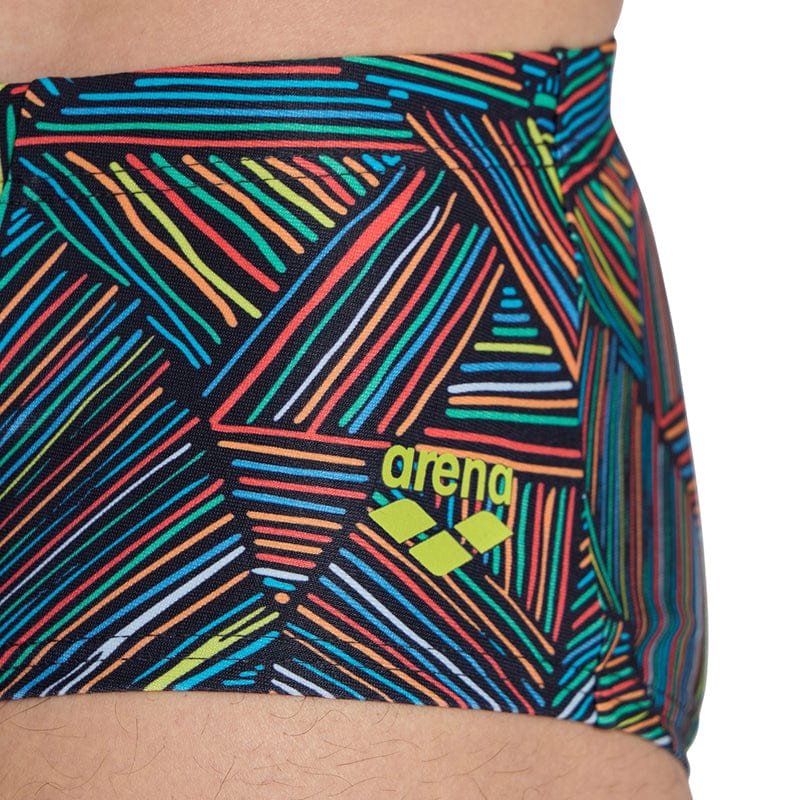 Arena - Overview Men’s Low-Waist Shorts - Black/Multi