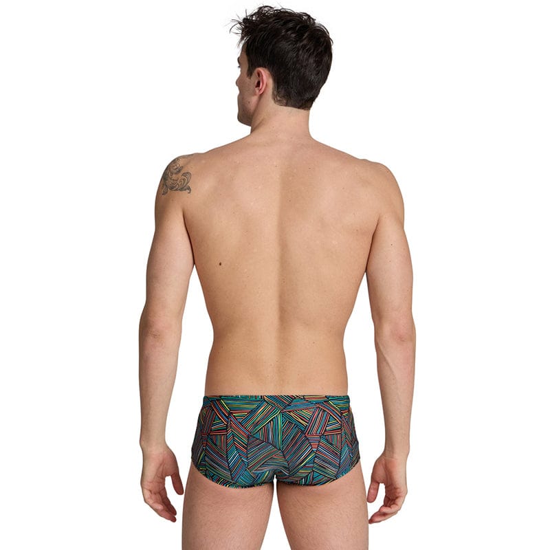 Arena - Overview Men’s Low-Waist Shorts - Black/Multi
