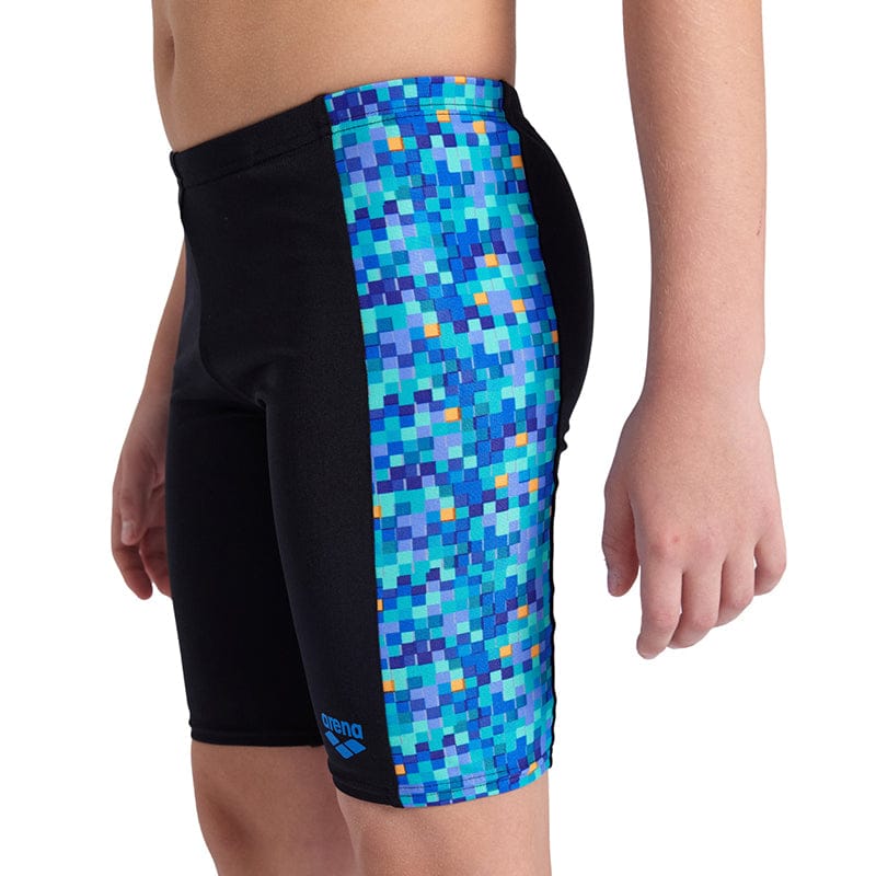 Arena - Pooltiles Boys Jammer - Black/Blue Multi