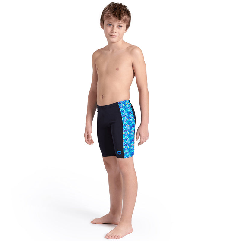 Arena - Pooltiles Boys Jammer - Black/Blue Multi