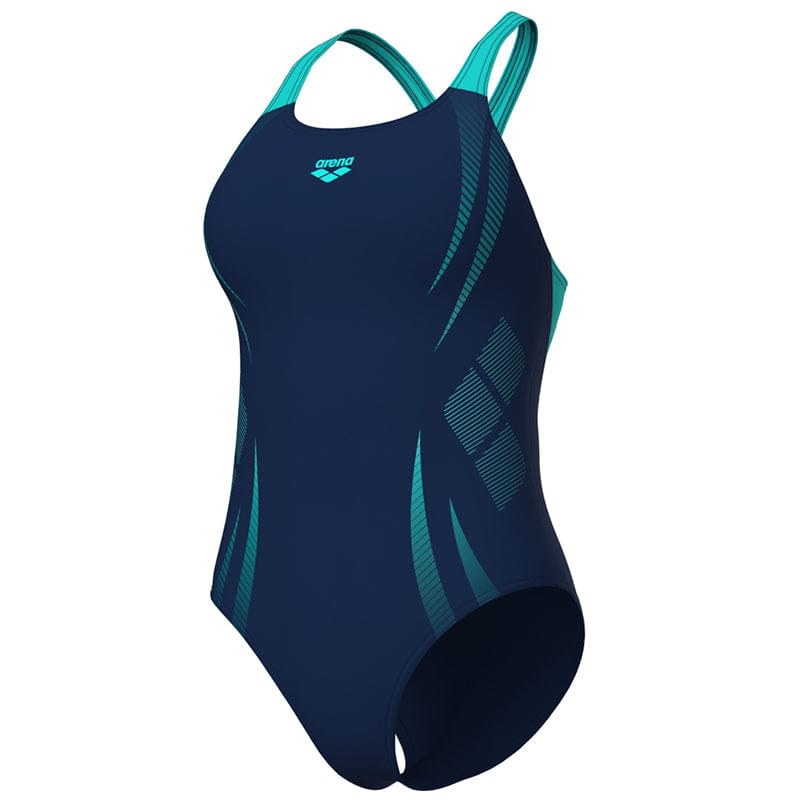 Arena - Poseidonia Swim Pro Back Ladies Swimsuit - Navy/Water