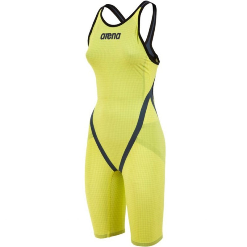 Arena - Powerskin Carbon Flex WCE Open Back Suit - Green/Grey