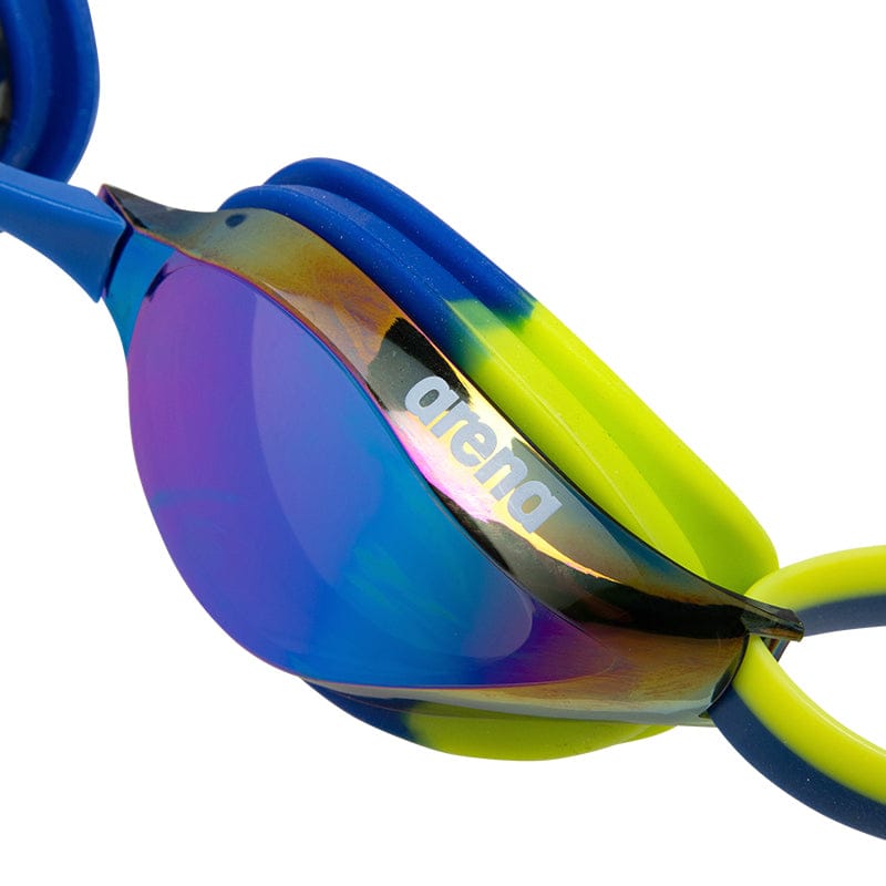 Arena - Python Junior Mirror Racing Goggle - Blue/Blue/Lime